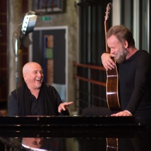 Peter Gabriel and Sting